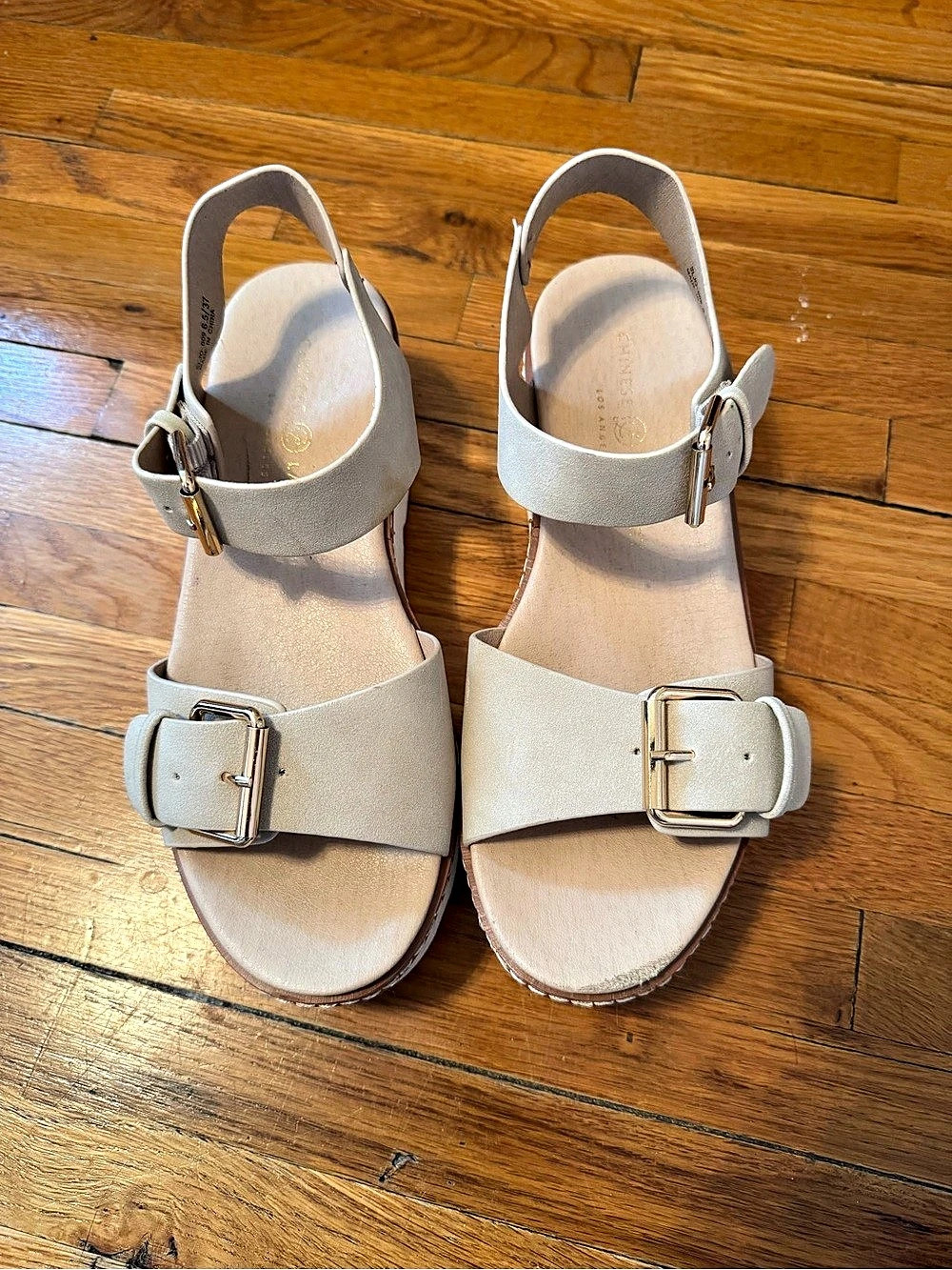 Chinese Laundry Sandyy Platform Sandal Beige